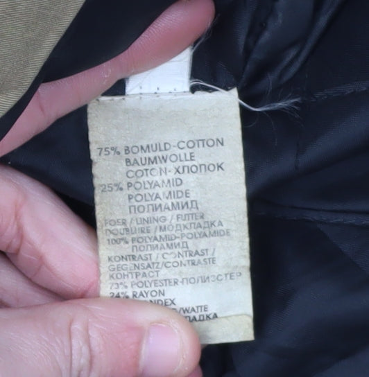 Panwear Women's Brown Hooded Parka Jacket Size 10 Casual