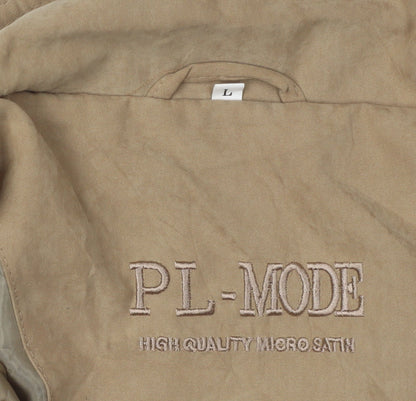 Mens UK Size L PL-MODE Beige