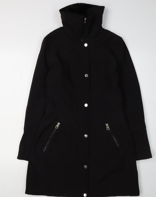 Jessica Simpson Women's Black Parka Coat XS Hooded Zip