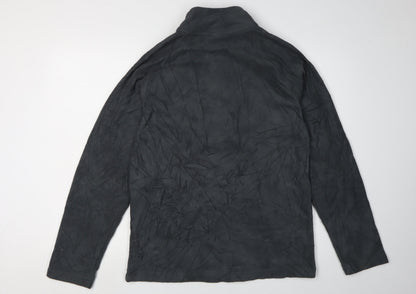 Starter Men's Grey 1/2 Zip Fleece Sweatshirt - Size S, Lightweight