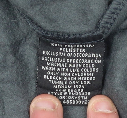 Starter Men's Grey 1/2 Zip Fleece Sweatshirt - Size S, Lightweight