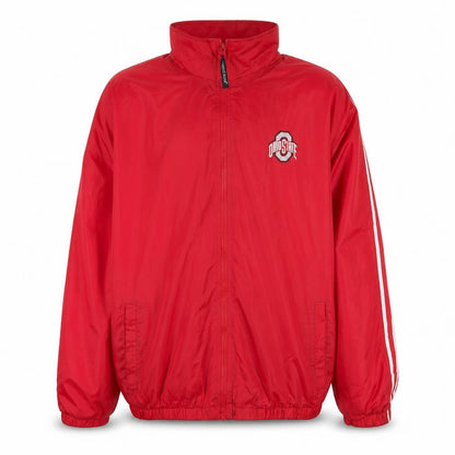 Mens UK Size L Charles River Apparel Red Windbreaker Coat