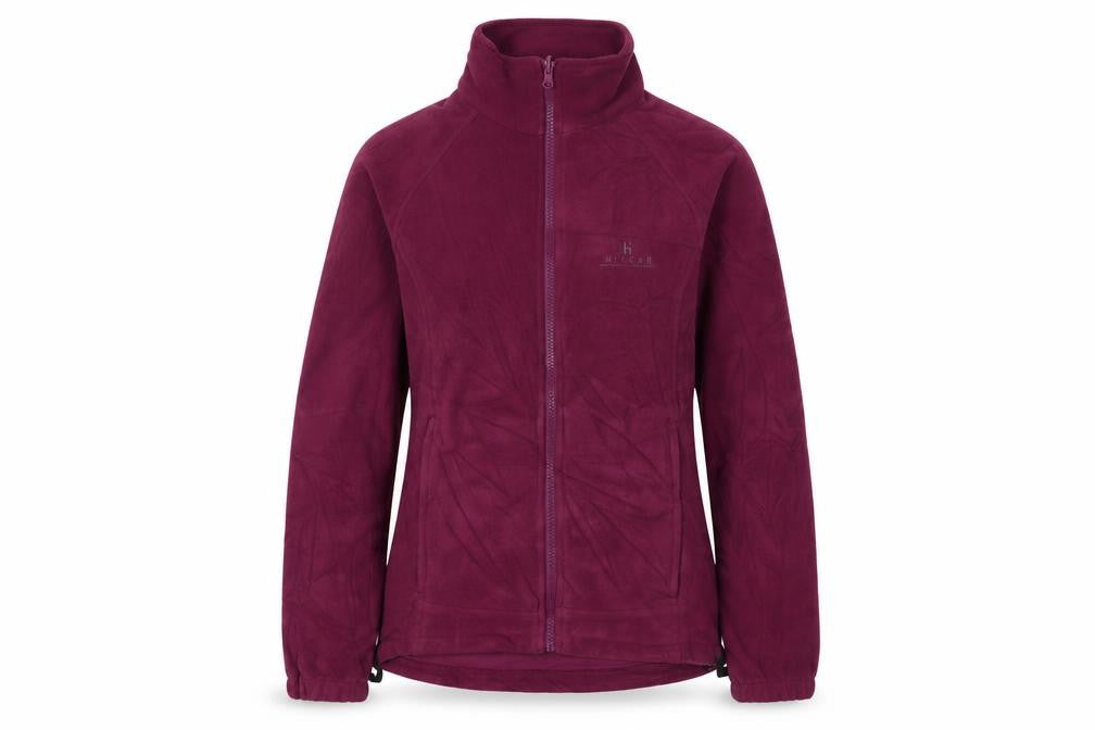 Womens UK Size 10 Hi Gear Purple Fleece Jacket
