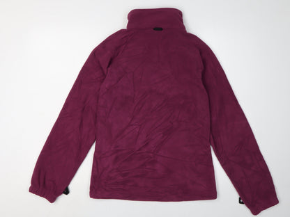 Womens UK Size 10 Hi Gear Purple Fleece Jacket