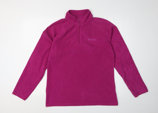 Womens UK Size 14 Mountain Warehouse Purple Pullover Sweatshirt
