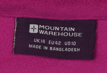 Womens UK Size 14 Mountain Warehouse Purple Pullover Sweatshirt