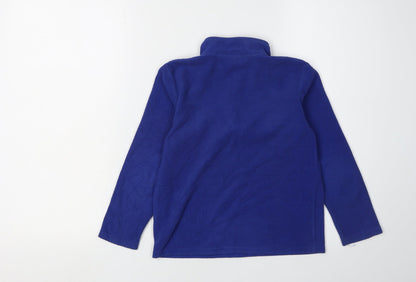 Hi Gear Boys Blue Fleece 1/4 Zip Jersey 7-8 Years