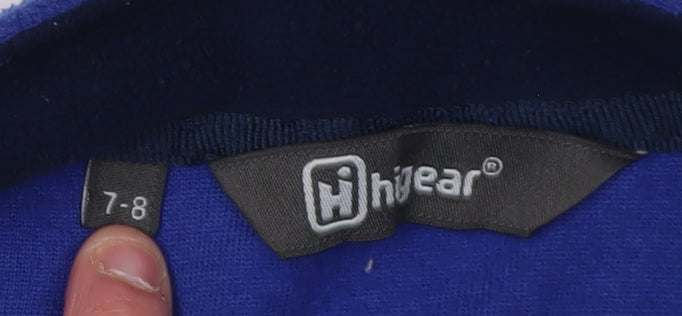 Hi Gear Boys Blue Fleece 1/4 Zip Jersey 7-8 Years
