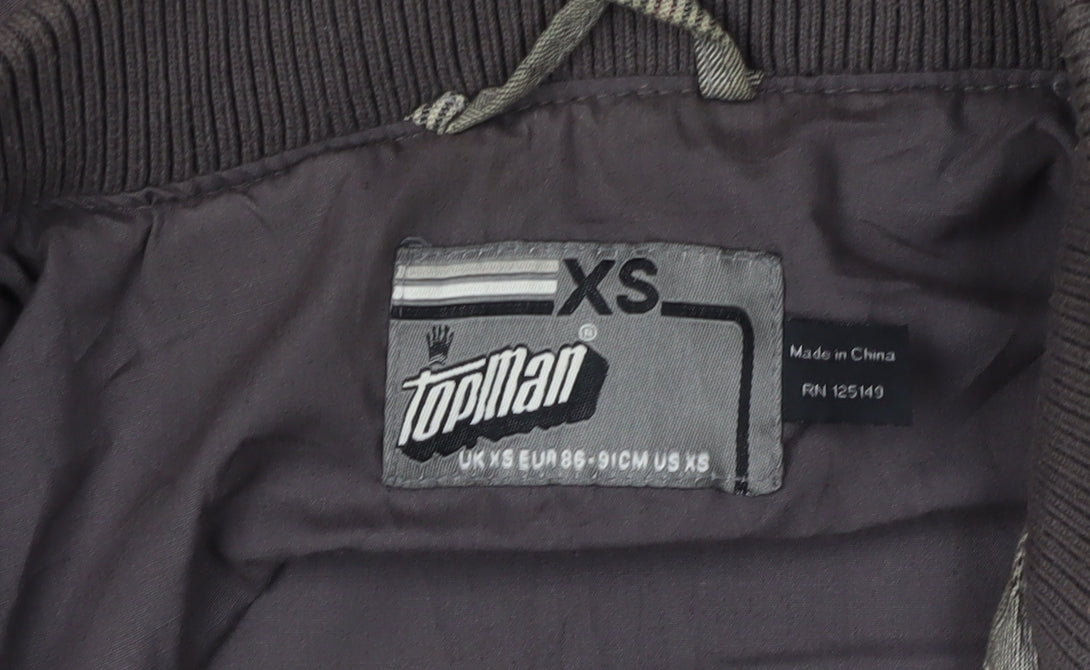 Mens UK Size XS Topman Grey