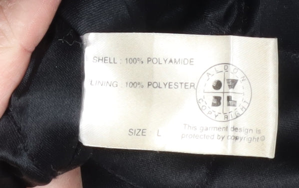 Aldon Men's Green & Black Hooded Parka Jacket L