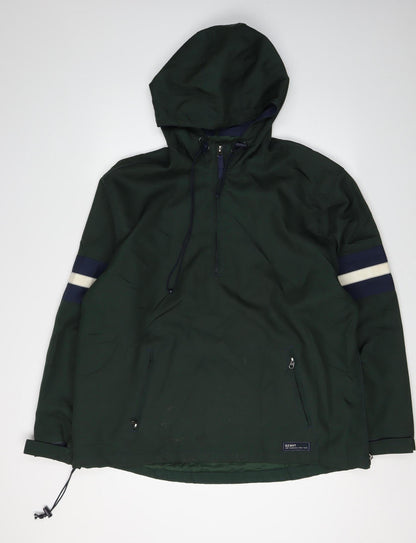 Mens UK Size L Old Navy Green Anorak Coat