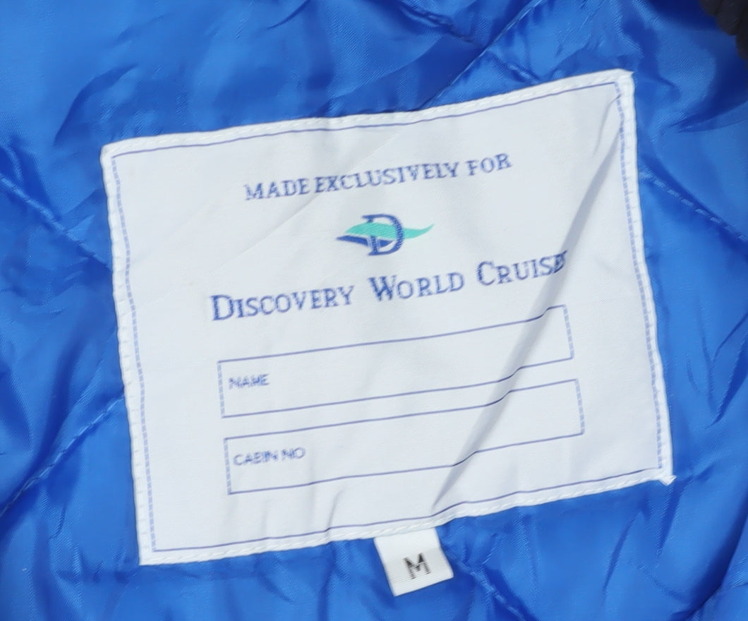 Mens UK Size M Discovery World Cruise Red Rain Coat