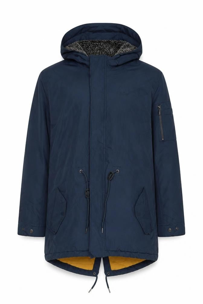 Mens UK Size L Lee Cooper Blue Parka Coat