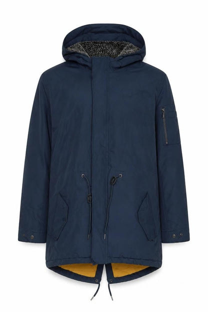 Mens UK Size L Lee Cooper Blue Parka Coat