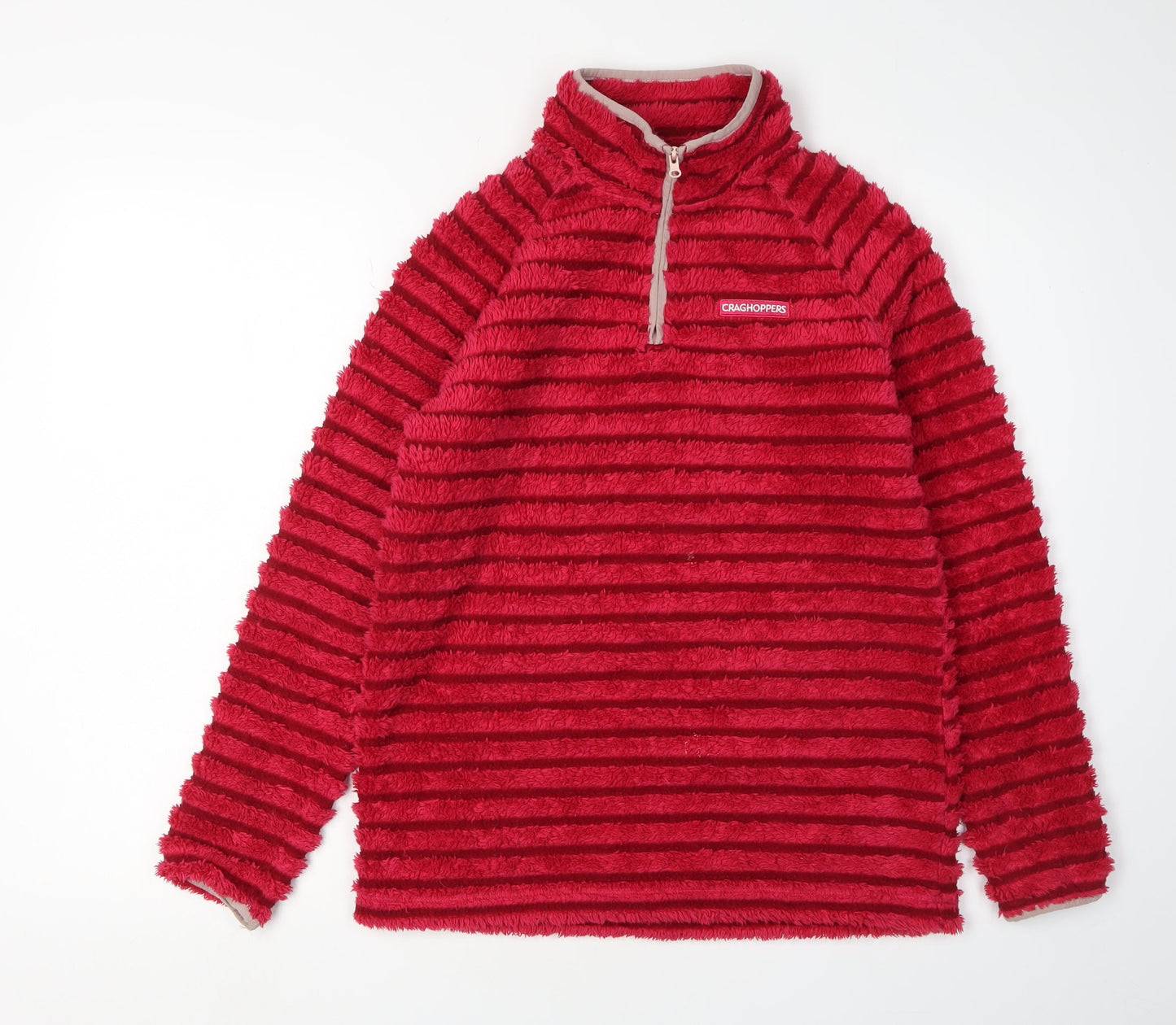 Craghoppers Girls Red 1/4 Zip Jacket, Age 13 Years, Polyester