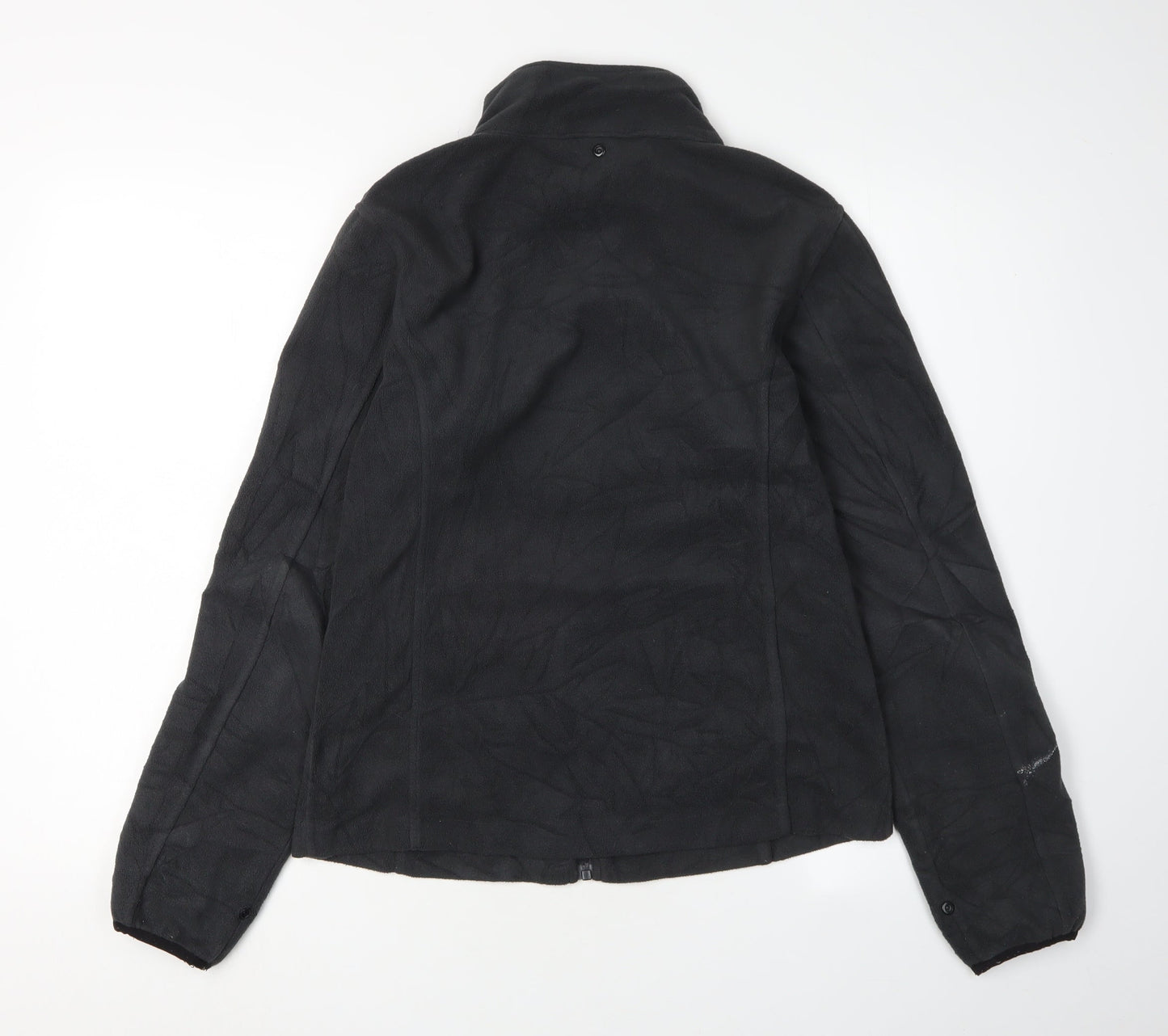 Womens UK Size S Crane Black Basic Jacket