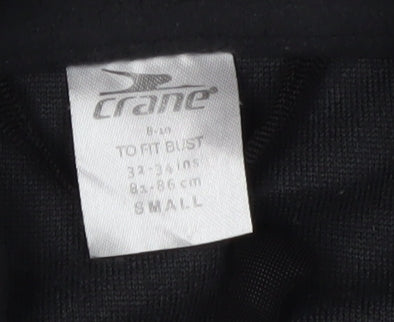 Womens UK Size S Crane Black Basic Jacket