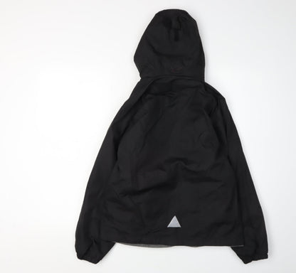 Result Boys Black XL Hooded Jacket Waterproof Casual