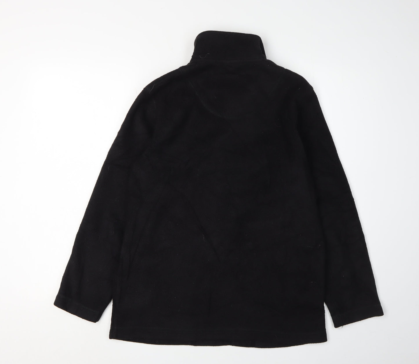 nx Women's Black Fleece Jacket S Casual Zip Pockets