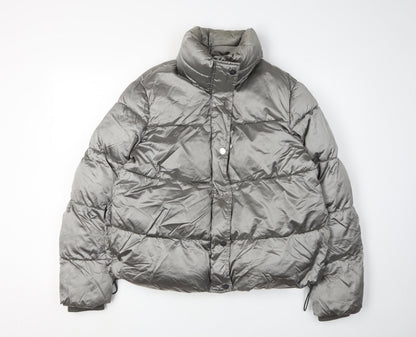 Label of Graded Goods Grey Women's Puffer Jacket Size 8