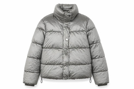 Label of Graded Goods Grey Women's Puffer Jacket Size 8