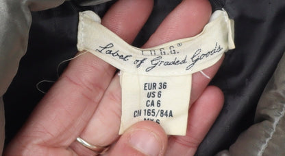 Label of Graded Goods Grey Women's Puffer Jacket Size 8