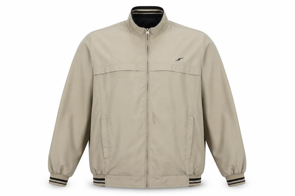Mens UK Size M Speedtrap Beige Bomber Jacket