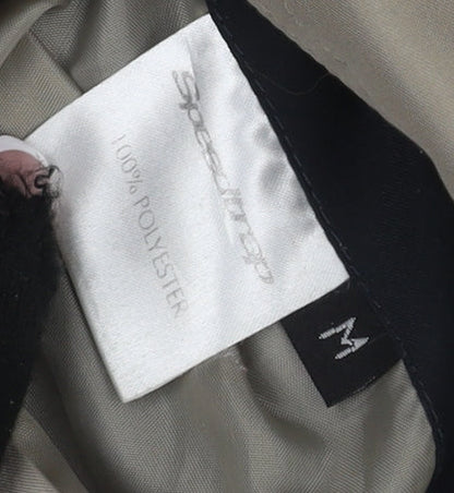 Mens UK Size M Speedtrap Beige Bomber Jacket