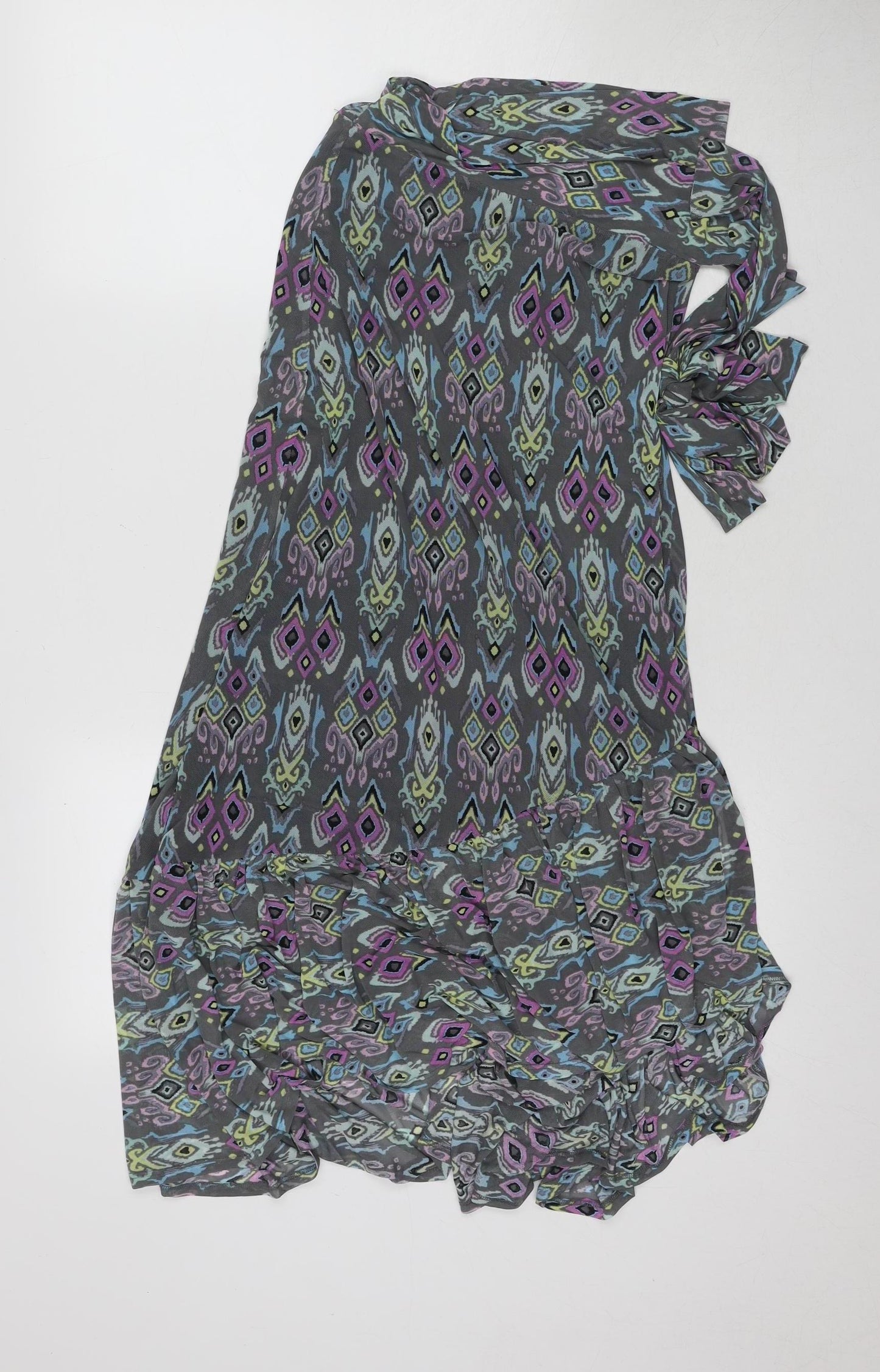 Hush Women's Multicoloured Wrap Midi Skirt, Size 8