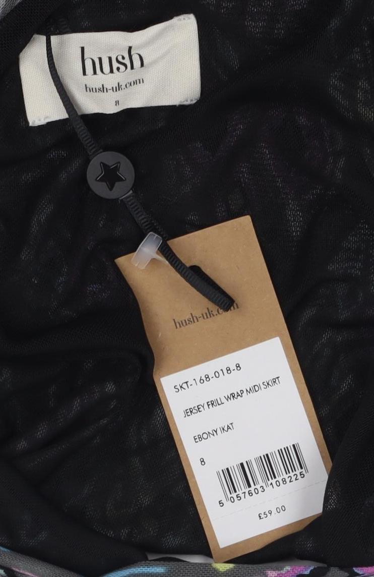 Hush Women's Multicoloured Wrap Midi Skirt, Size 8