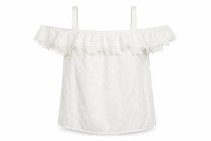 Womens UK Size 10 Oasis White Camisole Blouse