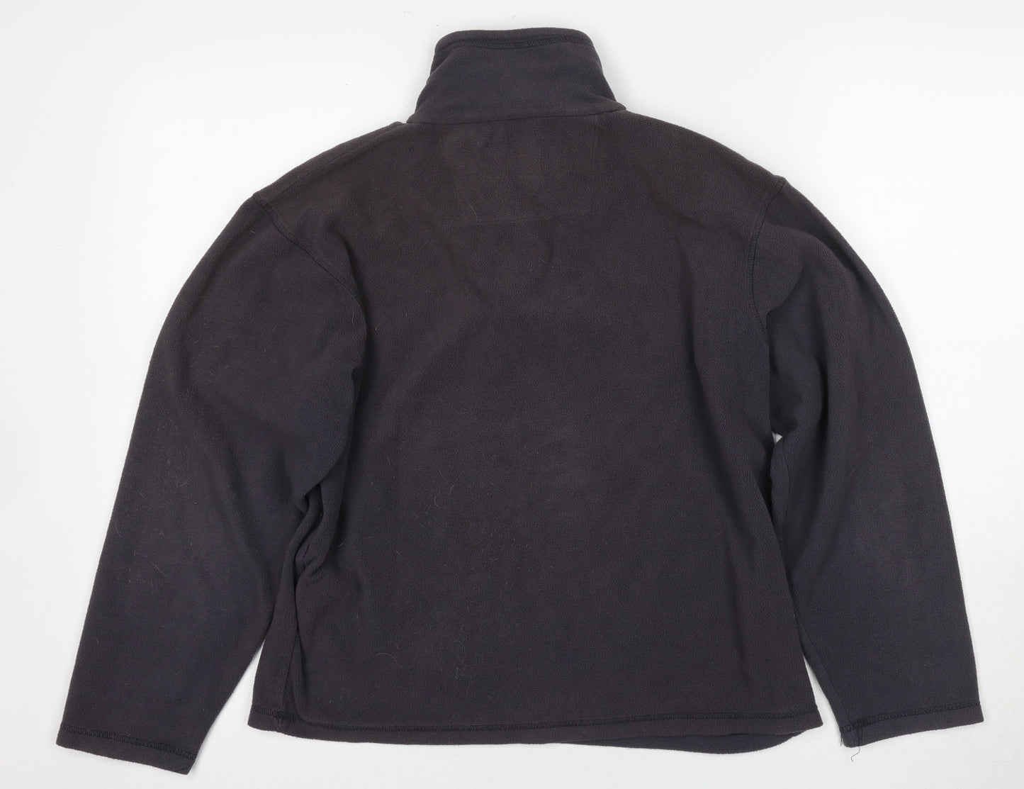 Mens UK Size S Regatta Black 1/4 Zip Sweatshirt