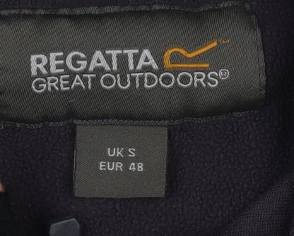 Mens UK Size S Regatta Black 1/4 Zip Sweatshirt