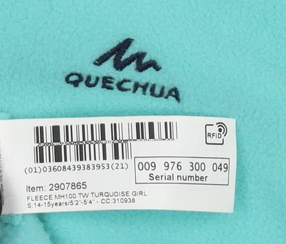 Quechua Girls Blue Fleece Full Zip Sweatshirt 14-15 Years
