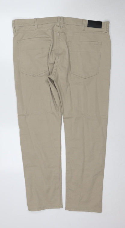 Autograph Men's Beige Slim Chino Trousers 40 Waist