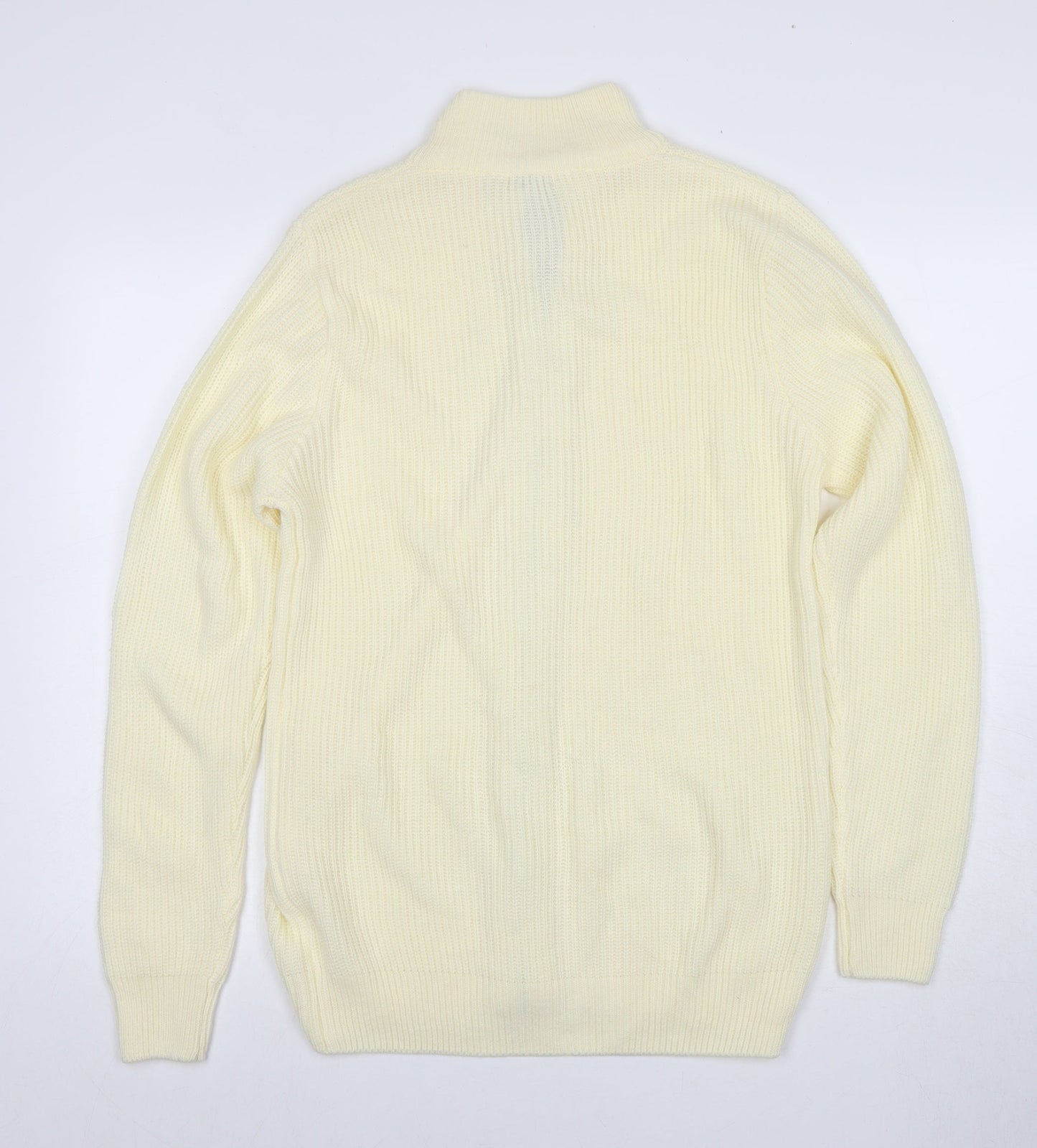 Cotton Traders Men's Ivory M Full Zip Jumper