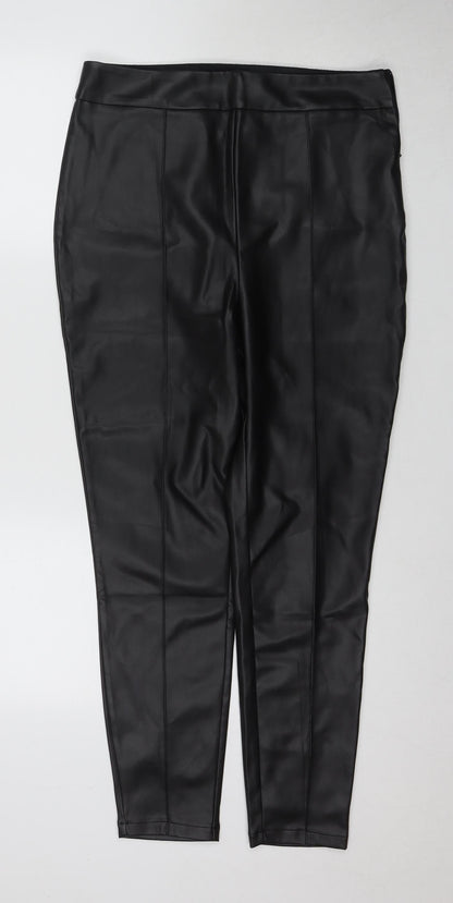 Womens UK Size 14 ASOS Regular Fit Jegging Black Trousers