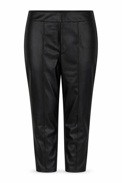 Front view of ASOS Women's Black Skinny Jegging Trousers UK 14