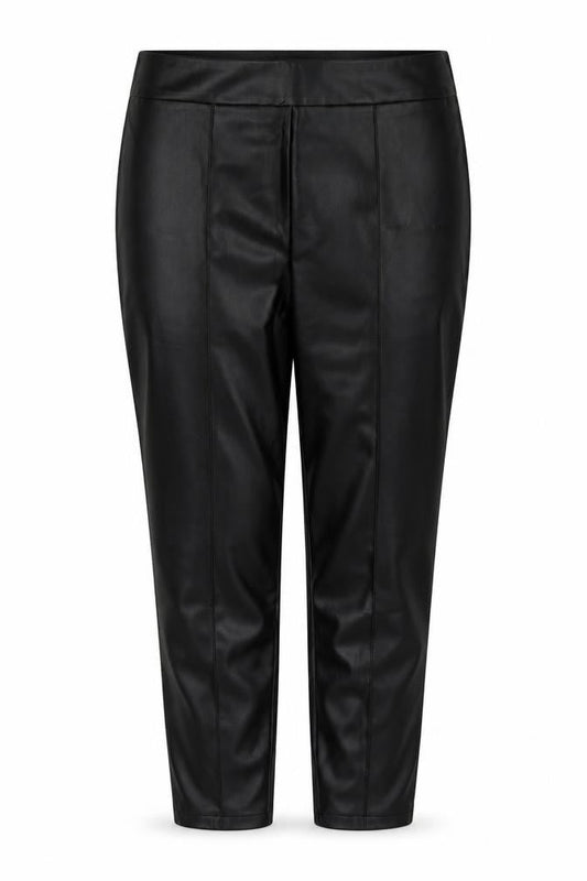 Front view of ASOS Women's Black Skinny Jegging Trousers UK 14