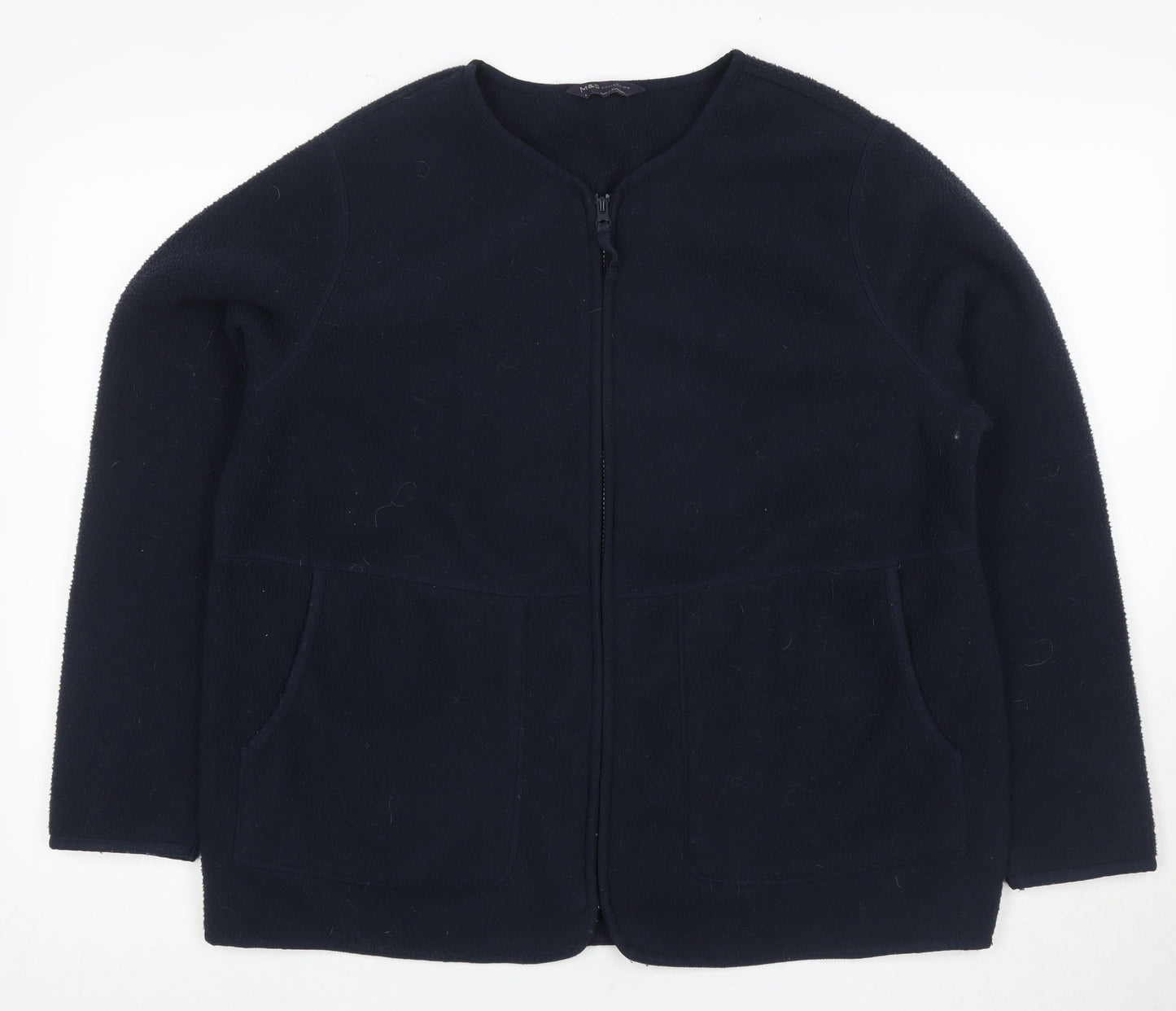 Womens UK Size L Marks and Spencer Black Basic Jacket