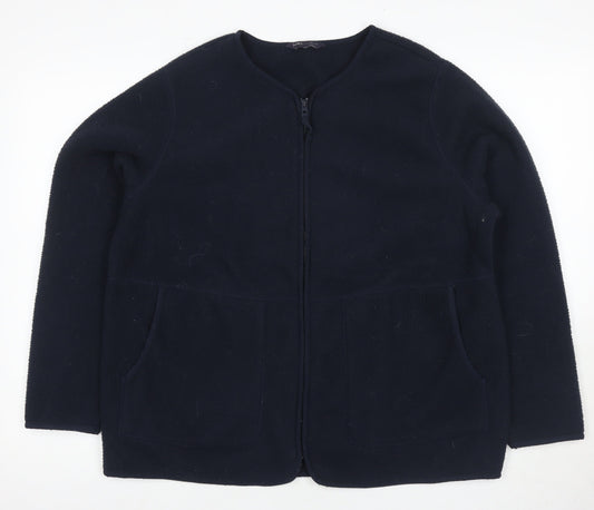 Womens UK Size L Marks and Spencer Black Basic Jacket