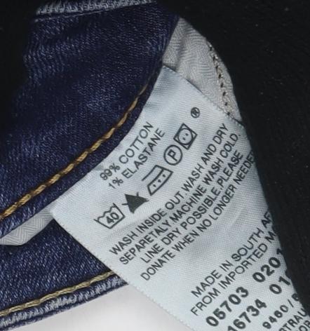 Levi's Women's Blue Skinny Jeans Size 28