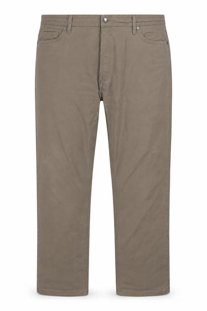Mens UK Size 42W Marks and Spencer Regular Fit Chino Brown Trousers