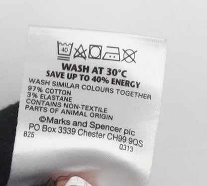 Marks and Spencer Men's Brown Chino Trousers Size 42W