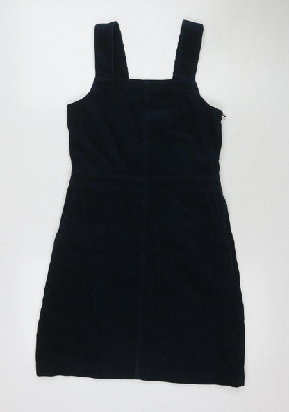 Dorothy Perkins Women's Blue Corduroy Pinafore Dress, Size 6