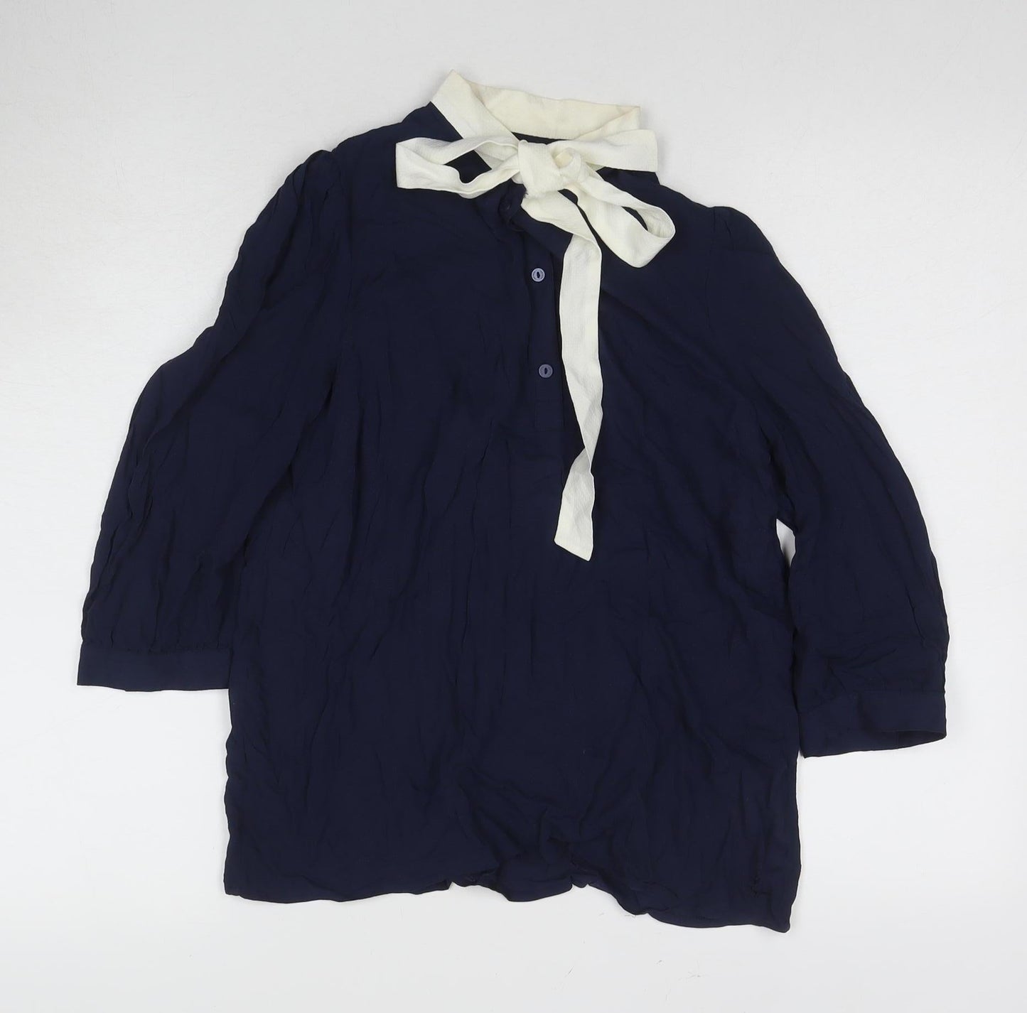 Jack Wills Women's Blue Long Sleeve Top, Size 10