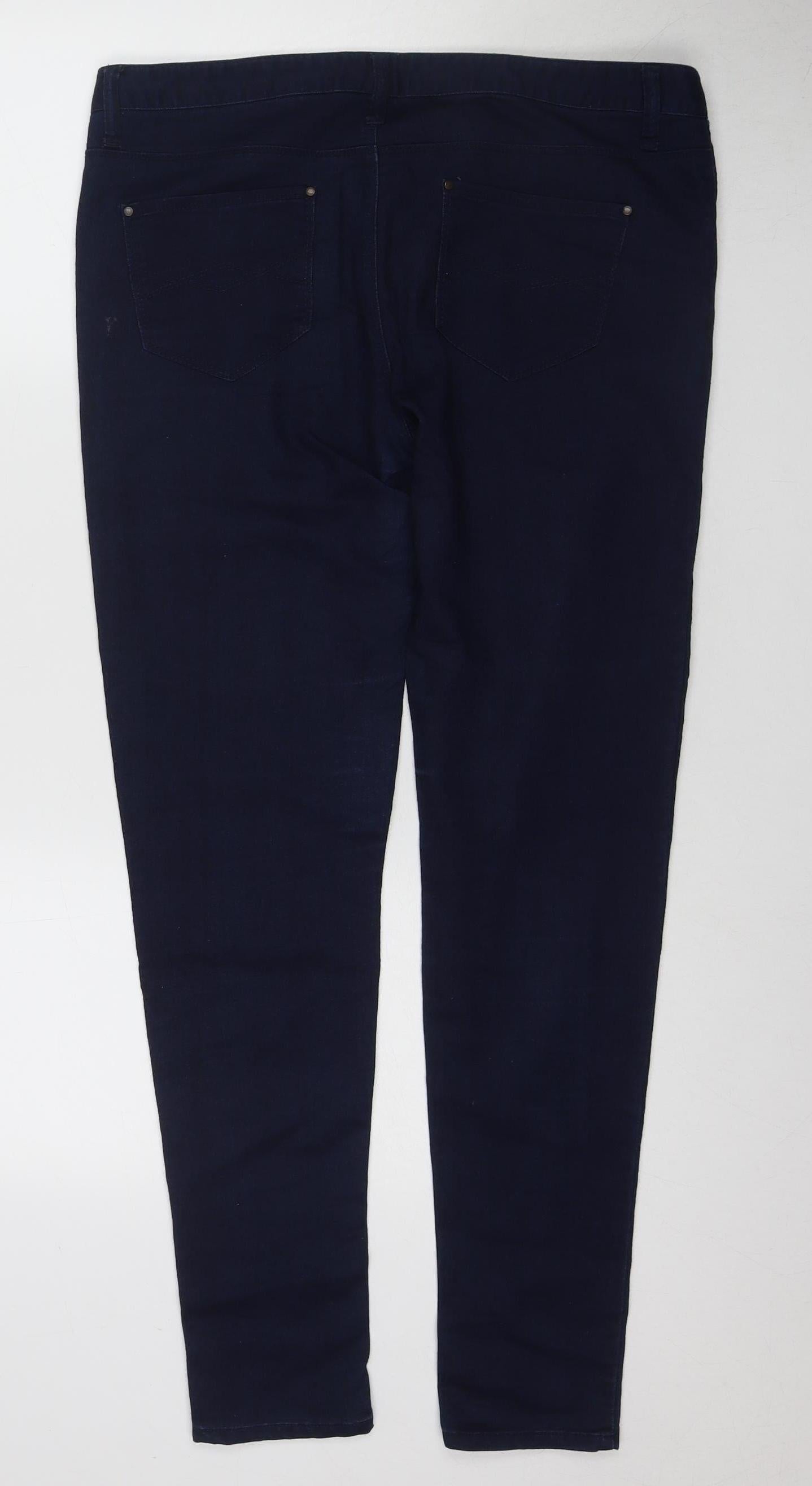 Denim Co. Women's Black Skinny Jeans Size 14