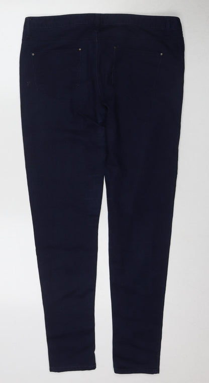 Denim Co. Women's Black Skinny Jeans Size 14