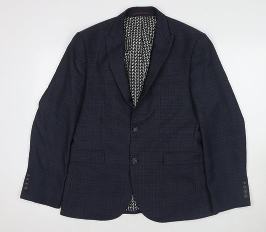 Mens UK Size 40 NEXT Regular Blue Suit Jacket