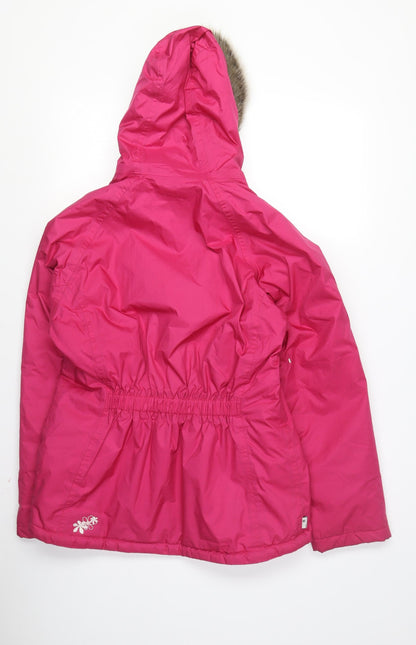 Womens UK Size 12 Regatta Pink Parka Coat